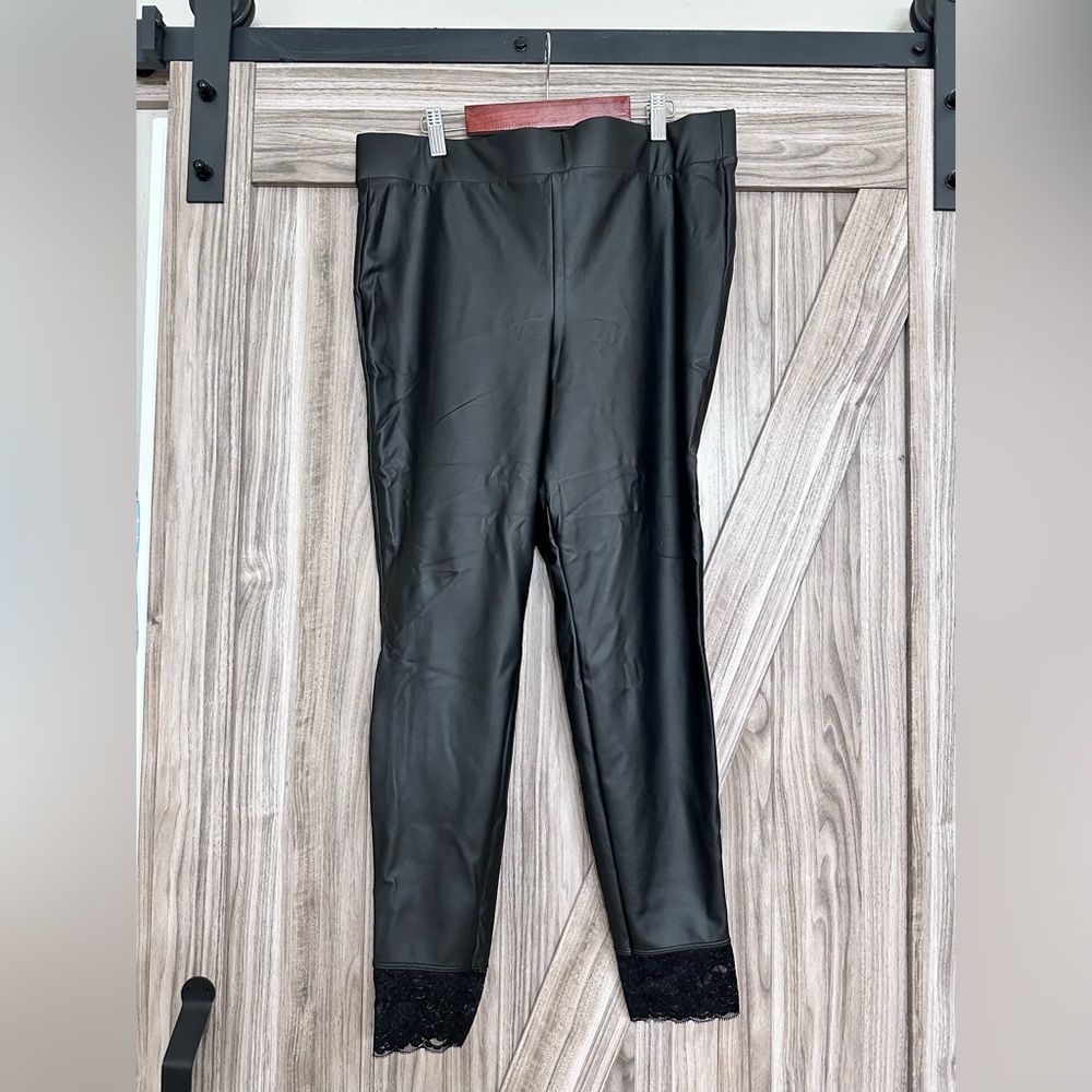 Torrid Black Faux Leather Pants